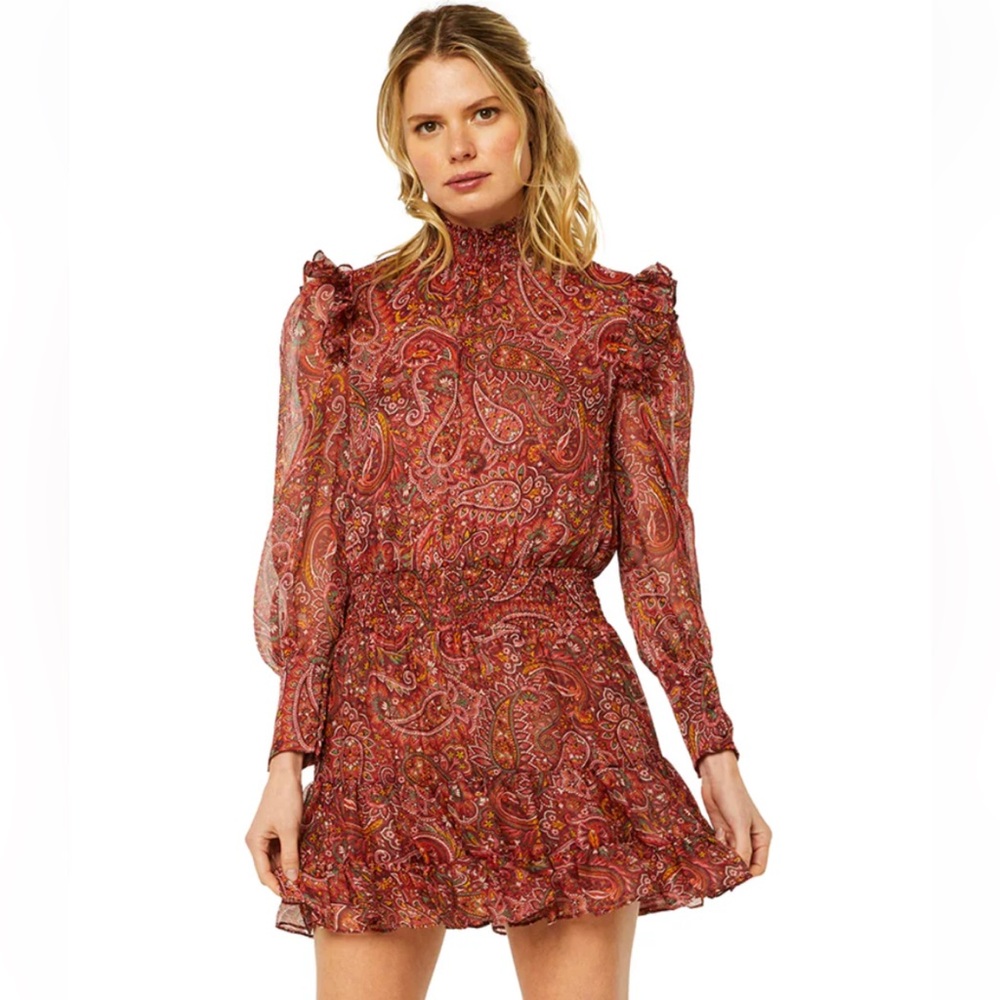 Misa Gianna Dress in Bohemian Paisley - Small